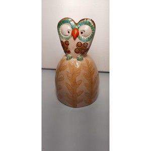 Ceramic Owl Bell by Enesco 1978